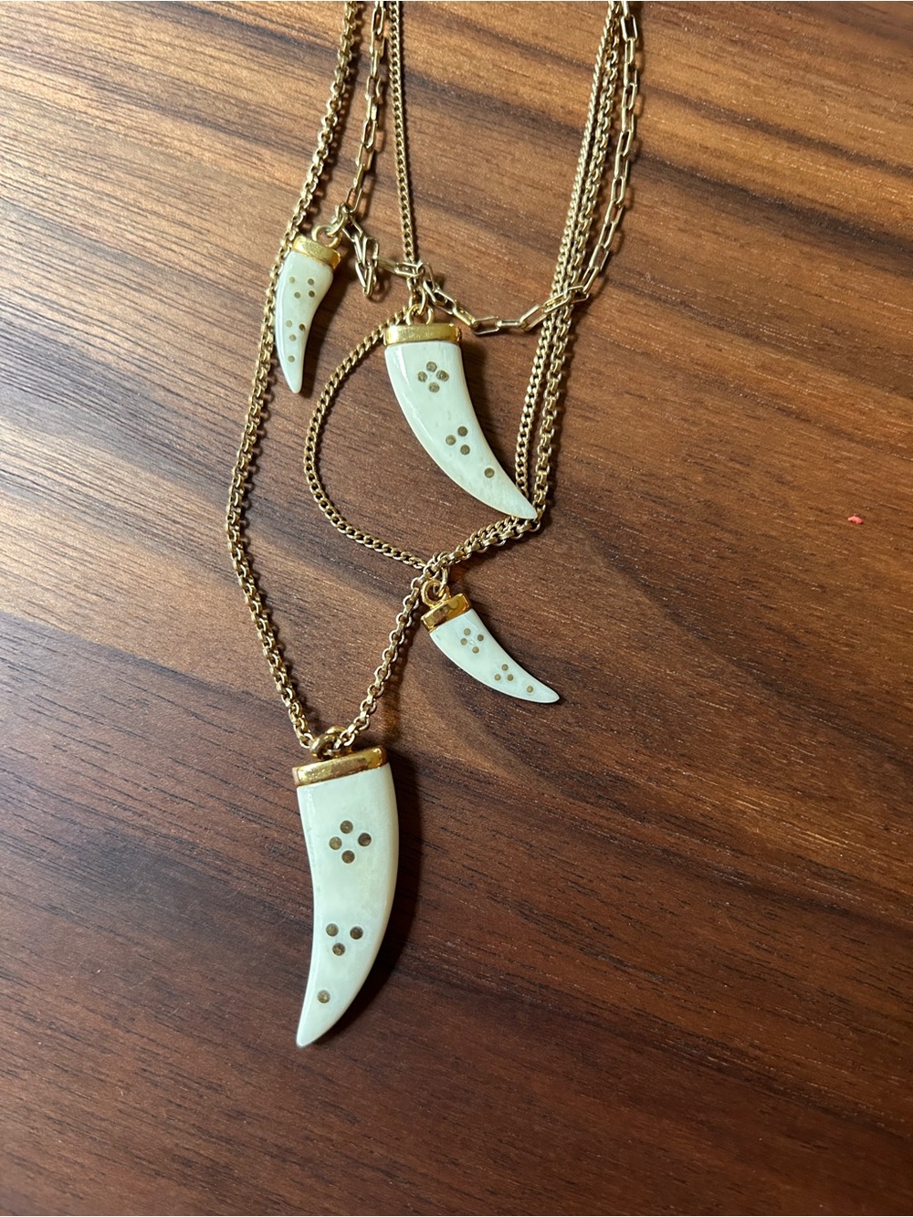 Isabel Marant horn necklace